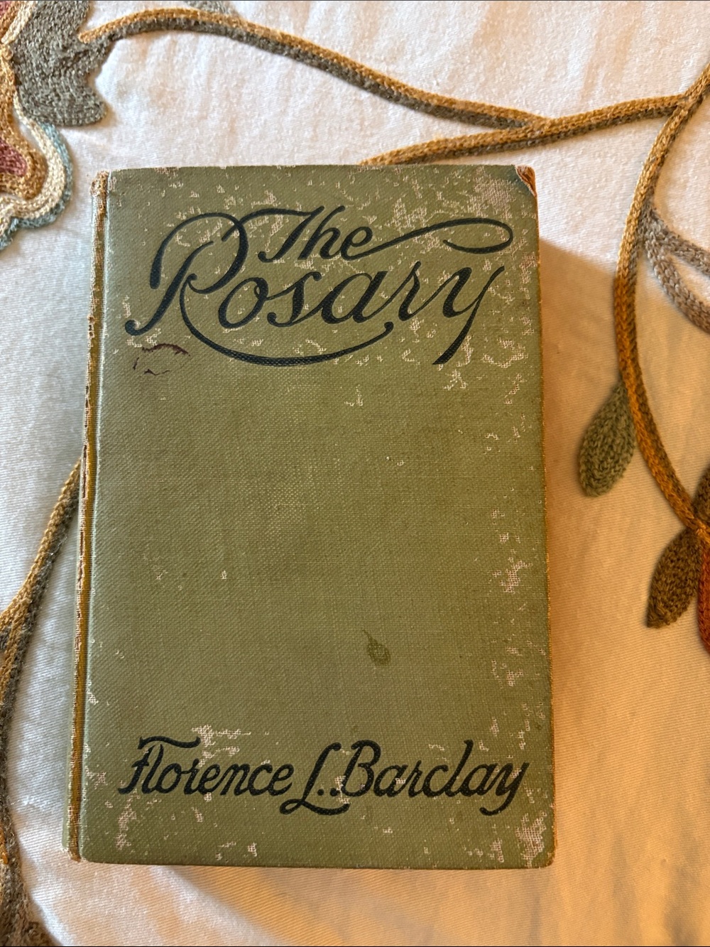 Olive Green Decorative Book – The Rosary